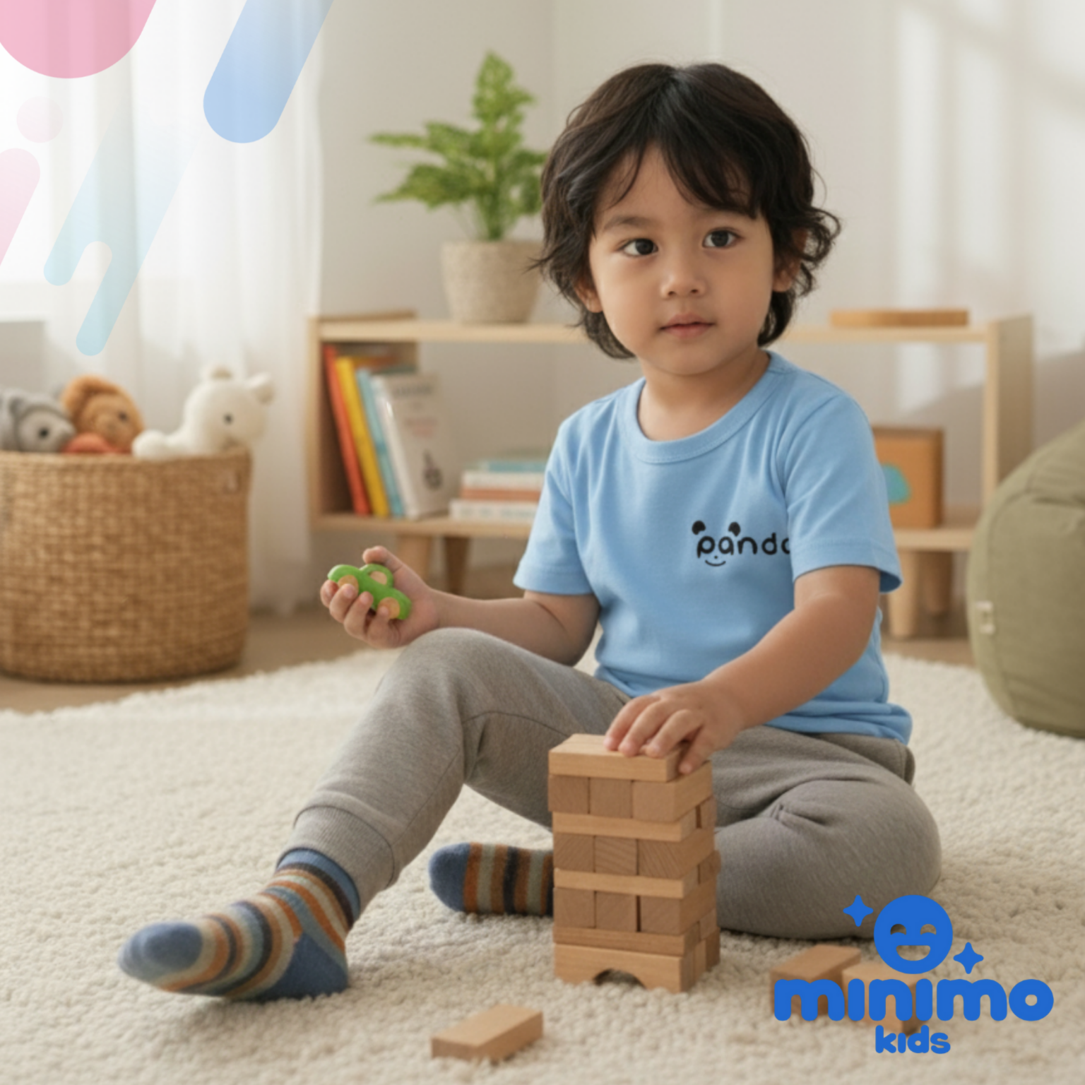 Basic Tee Minimo Kids - Saat dipakai